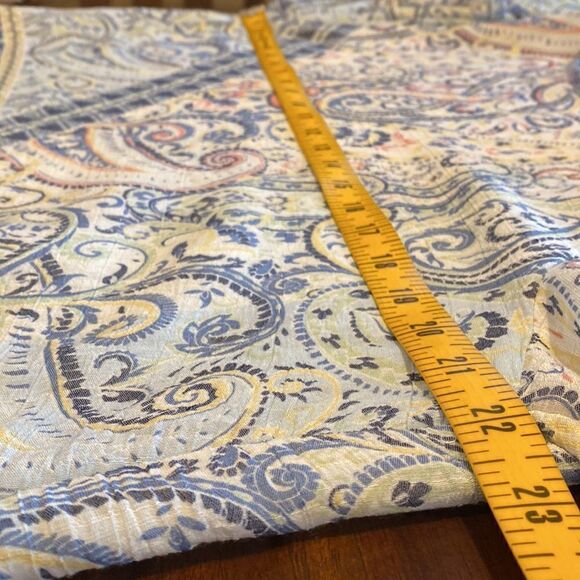 Sharagano Women’s Popover Paisley Gauzy Top Size XL - Picture 8 of 11